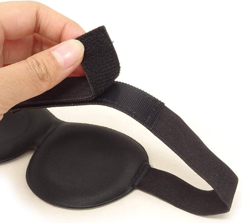 Honbay Soft Sleep Eye Mask with Adjustable Head Strap, 3D Funny Eyeshade for Travel, Game, Party, Rest, Sleeping (Woman)