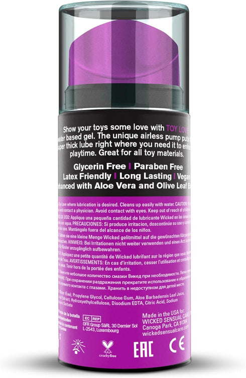 Wicked Sensual Care 3.3 Wicked Toy Love Gel for Toys, Fluid Ounce