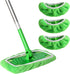 3 Pack Reusable Chenille Mop Pads Compatible with Swiffer Sweeper Mop, Washable Flat Mop Cover for Hardwood Floor