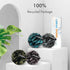 AmazerBath Charcoal Loofah Sponge, Shower Loofah 60g/PCS, Set of 4 - Charcoal Blue, Gray, Pink & Army Green, Bath