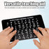 Penitue 19x12cm/7.5x5in Braille Alphabet Board with Raised Dots, Braille Alphabet and Number Board Learning Letter