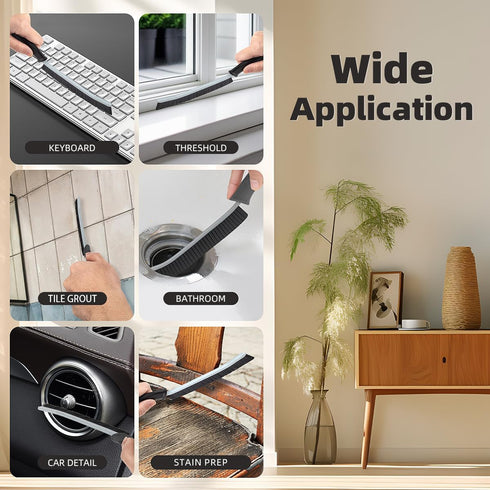 SXhyf Cleaning Brush, Hard Bristle Multifunctional Tool for Household Use, Kitchen, Bathroom, Window Cleaning