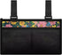 Qehuruxo Colorful Flower Dog Wheelchair Side Bag Wheel Chair Accessories Adults Foldable Wheel Chair Accessories