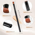 12 Pieces Small Concealer Brush Bulk, Flat Lip Concealer Brush for Under Eye, Synthetic Fiber Makeup for Blending