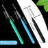 Patelai 100 Pieces Braces Brush for Interdental Cleaning, Tooth Flossing Tool (Black, Blue, Green)