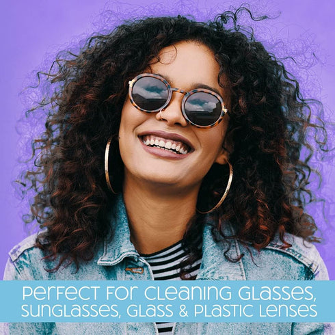 Nice 'n Clean SmudgeGuard Lens Cleaning Wipes, 100 Total Wipes, Pre-Moistened, Safe for Eyeglasses and Camera Lens