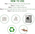 Organic Soap Nuts Deseeded, 1kg/2.2lbs (330 loads), Eco-friendly Soap Nuts Laundry Detergent with 1 Wash Bag