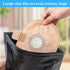 Klmnop 100 Count 8"x8" Ostomy Pouch Disposal Bags, Black Zip Seal Closure Odors Lock Mess Free Disposable Bags