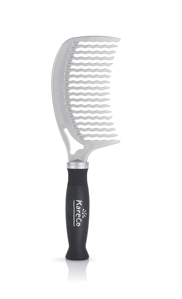 KareCo Detangling Tangle Buster Comb in Silver