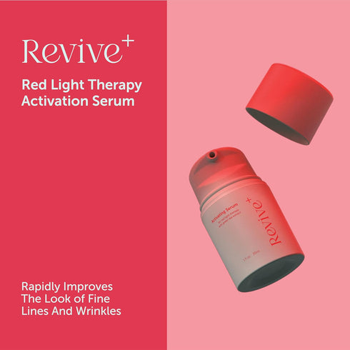Red Light Therapy Activation Serum: Amplify Effects & Reduce Wrinkles with Hydrating Serum for Face, Green Tea Serum,