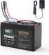 KBT KEEP BETTER TECH KBT 12V 5Ah Rechargeable LiFePO4 Battery, Bare Leads Wire Replacement Battery Pack