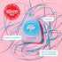REACH POP Dental Floss, Blue Color, Mint, 54.7 YD | Vegan Wax & PFAS-Free, Durable, Shred Resistant, Effective Plaque