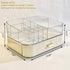 MIUOPUR Makeup Organizer with Stackable Drawers, Ideal for Desk and Dresser Countertops, Great for Cosmetics - Cream