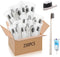 Uiifan 250 Sets Disposable Toothbrushes Bulk with Individually Wrapped Toothpaste, Travel Toothbrush Set for Home, Hotel