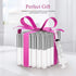 KPX 30 Pcs 10ml Clear Pink Lip Gloss Tube Containers Bulk, Refillable Lip Balm Bottles with Rubber Insert for DIY Makeup