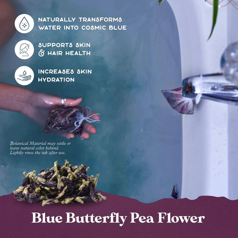 Solar Blend Bath Tea by Purple Canyon - 3 Reviving Bath Soaks with Eucalyptus, Peppermint, Calendula, Dried Flowers