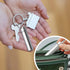 4 Pack Portable Pill Box Container Case, Aluminum Alloy Keychain Pill Holder, Waterproof for Outdoor Camping Travel