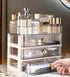 MIUOPUR Makeup Organizer with 3 Large Drawers, Ideal for Bathroom and Bedroom Vanity Storage