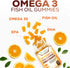 Omega 3 Fish Oil Gummies - 120 Gummies, Heart Healthy Supplement with DHA & EPA for Joint & Brain Support