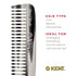 Kent 93T Mini Beard Comb for Men - Wide Tooth Mustache Comb and Beard Combs, Small Pocket Sized Travel Comb