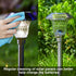 Rechargeable AA Batteries, High Capacity 1.2V Ni-MH Double A Solar Batteries for Outdoor Lights, 12 Pack (AA-1000mAh)