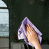 6 Pack Microfiber Glass Cleaning Cloth - 16 Inch X 16 Inch, Lint Free for Quickly Cleaning Windows, Glasses, and