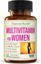 Multivitamin for Women - Daily Vitamins for Energy, Mood, Hair, Skin, Nails - Liquid Caps