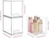 Vtopmart 4 Pack Clear Stackable Storage Drawers - 7.6" H Organizers for Skincare and Bathroom Supplies