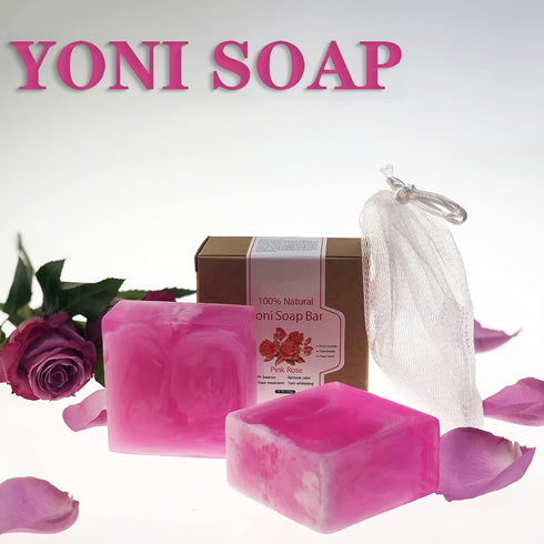 Matchone 2, 3.53 oz Yoni Soap Bars PCS Of Ph Balance for Women Yoni Wash Vaginial Deodorants, Organic , Handmade Vagina