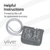 Replacement Cuff for Automatic Blood Pressure Monitor - Sized for Upper Arm Circumference 22 to 42 cm