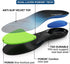 Hemisorna 220lbs+ High Arch Support Insoles, Heavy Duty Orthotic Inserts for Plantar Fasciitis Relief, Rigid Shoe