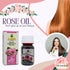 Rose Oil Elhawag - Cold Pressed Premium Natural Pure for Body and Hair, Non-GMO Kosher Halal (1 Pack = 1.01 oz)