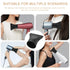 Ipetboom 2Pcs Professional Hair Dryer Nozzle Replacement, Black Plastic Salon Styling Tool