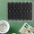 SHINYPASING 21 Portable Pill Organizer Medicine Box Compartments Weekly Medicine Storage Black Case Vitamin Organizer