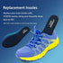 Memory Foam Insoles for Women, Replacement Shoe Inserts for Work Boots, Running, Hiking, Comfort Inner Soles, Navy US 8