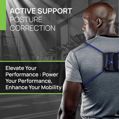 PRIMEKINETIX PostureMedic Dynamic Posture Brace for Neck and Back Support, M(Green)
