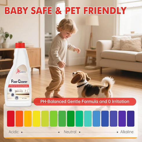 NXPPYY Q5/Q7/Q8/S7/S8/Qrevo 4 Floor Cleaning Solution Compatible with Roborock Series, All Robot Vacuums & Wet Dry