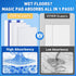 NXPPYY 60 Pack Mop Pads Refills Compatible with Swiffer WetJet Mop, Disposable Mop Pads for Hardwood Floors, Tile