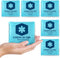 ICEWRAPS 3"x3" Small Gel Ice Packs for Injuries, Reusable Hot Cold Packs, Includes 6 Soft Gel Packs.