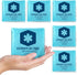 ICEWRAPS 3"x3" Small Gel Ice Packs for Injuries, Reusable Hot Cold Packs, Includes 6 Soft Gel Packs.