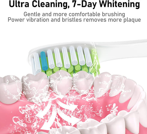 Replacement Toothbrush Heads for Ultra Plaque Control & Whitening, Diamantine-Clean Brush Heads for Philips Sonicare, 4