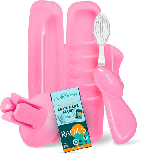 RADIUS Vacation Pastel Bundle, Includes Right Handed Big Brush with Replaceable Head,