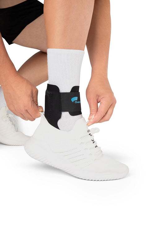 Ovation Medical Step Free Plantar Fasciitis Brace - Massage-Like Ankle Compression for Daytime Heel Pain and Plantar