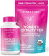 Pink Stork Fertility Bundle - Conception Tea and Supplements for Women, Prenatal Vitamins with Ashwagandha, Inositol,