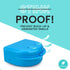 FRESH KNIGHT Retainer Case, 2 Pack with Vent Holes for Denture, Mouth Guard, Aligner, Sky Blue