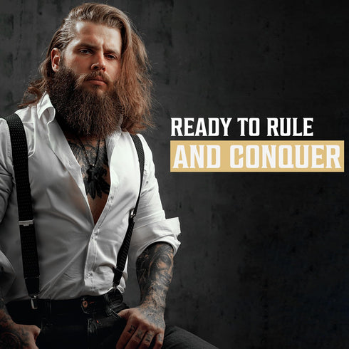 Viking Revolution Spiced Vanilla Beard Conditioner for Men, Natural Beard Softener with Argan Oil, 17oz