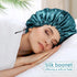 Satin Bonnet Silk Bonnet for Curly Hair, Large Double-Layer Adjustable Bonnets for Sleeping, Braid Bonnet