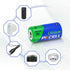 PKCELL CR123A Battery 123A Lithium 4Pack 1500mAh CR17345 3V for Intensity Flashlights, Security Alarm System