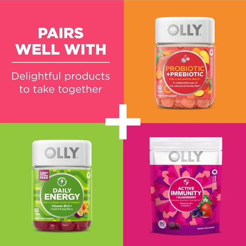 OLLY Ultra Strength Prenatal Multivitamin Softgels, 60 Count, Supports Healthy Growth, Iron, Folic Acid, DHA