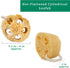 Natural Loofah Exfoliating Sponge (4 Pack) - Biodegradable Loofa Body Scrubber - Loofah Sponge - Loofah Exfoliating Body Scrubber - Organic Loofah - Shower Luffa Sponges - Exfoliating Loofah
